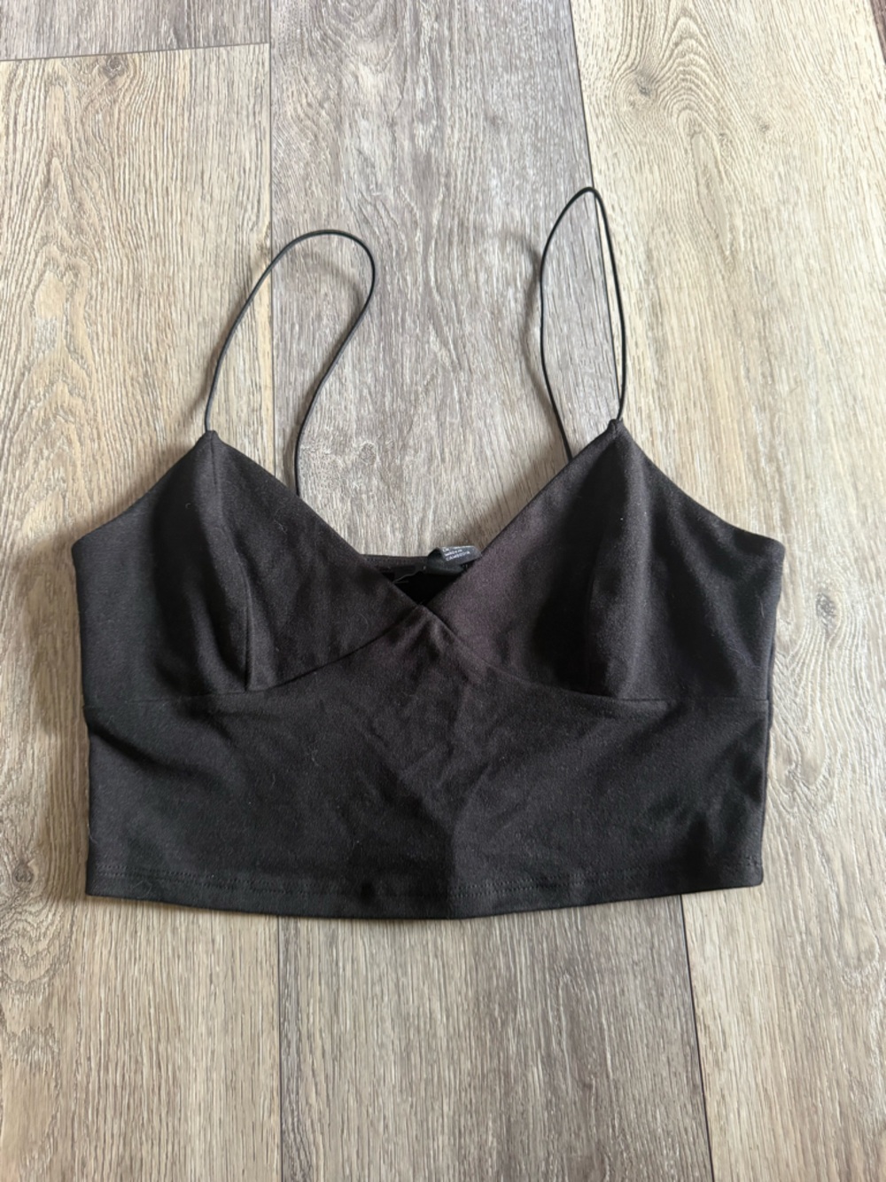 Black Strappy Bralette Top